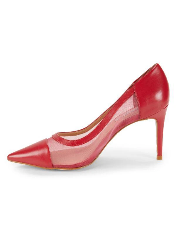 Saks Fifth Avenue 90MM Point Toe Mesh Pumps 4