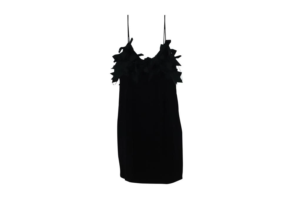 Issa Strap Mini Dress in Black Acetate 1