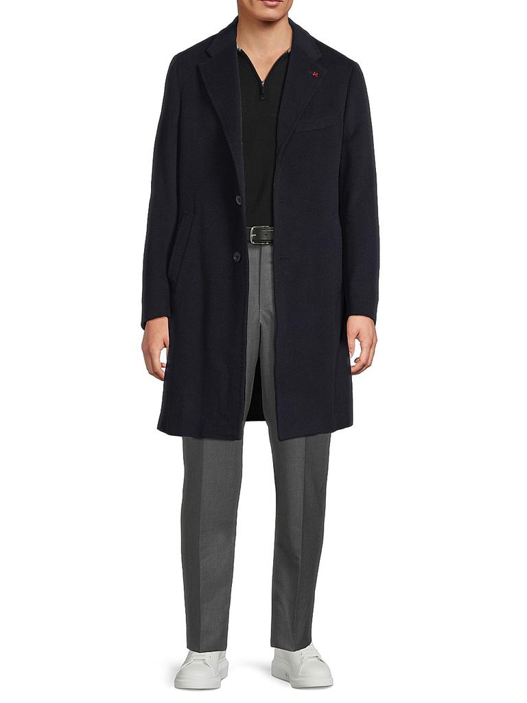 Isaia Ross Camel Hair Overcoat - Coats - Free Shipping - BeyondStyle