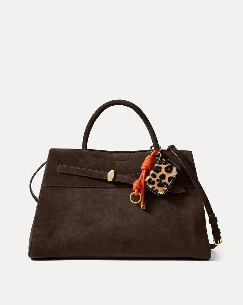 VERONICA BEARD Veronica Beard - Leopard Zip Pouch Bag Charm 3