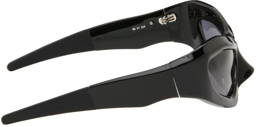 Entire Studios SSENSE Exclusive Black Compound Performance Sunglasses 2