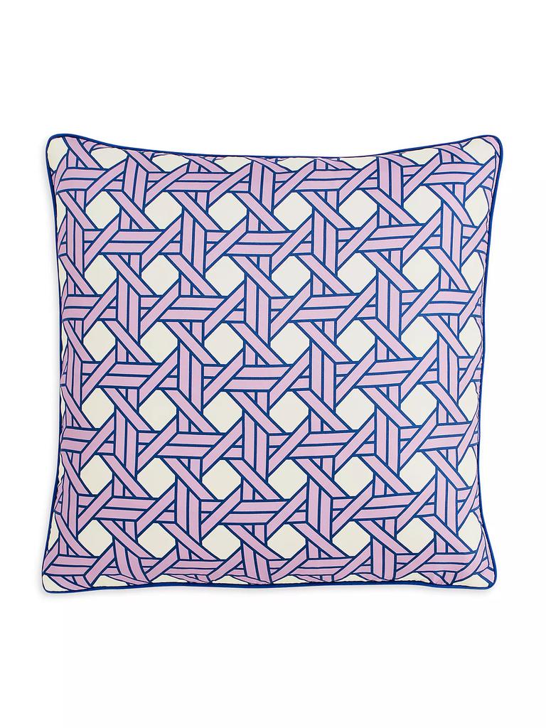 Jonathan Adler Small Silk Basketweave Pillow