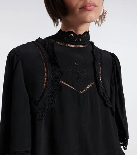 Isabel Marant Frany broderie anglaise crêpe top 4