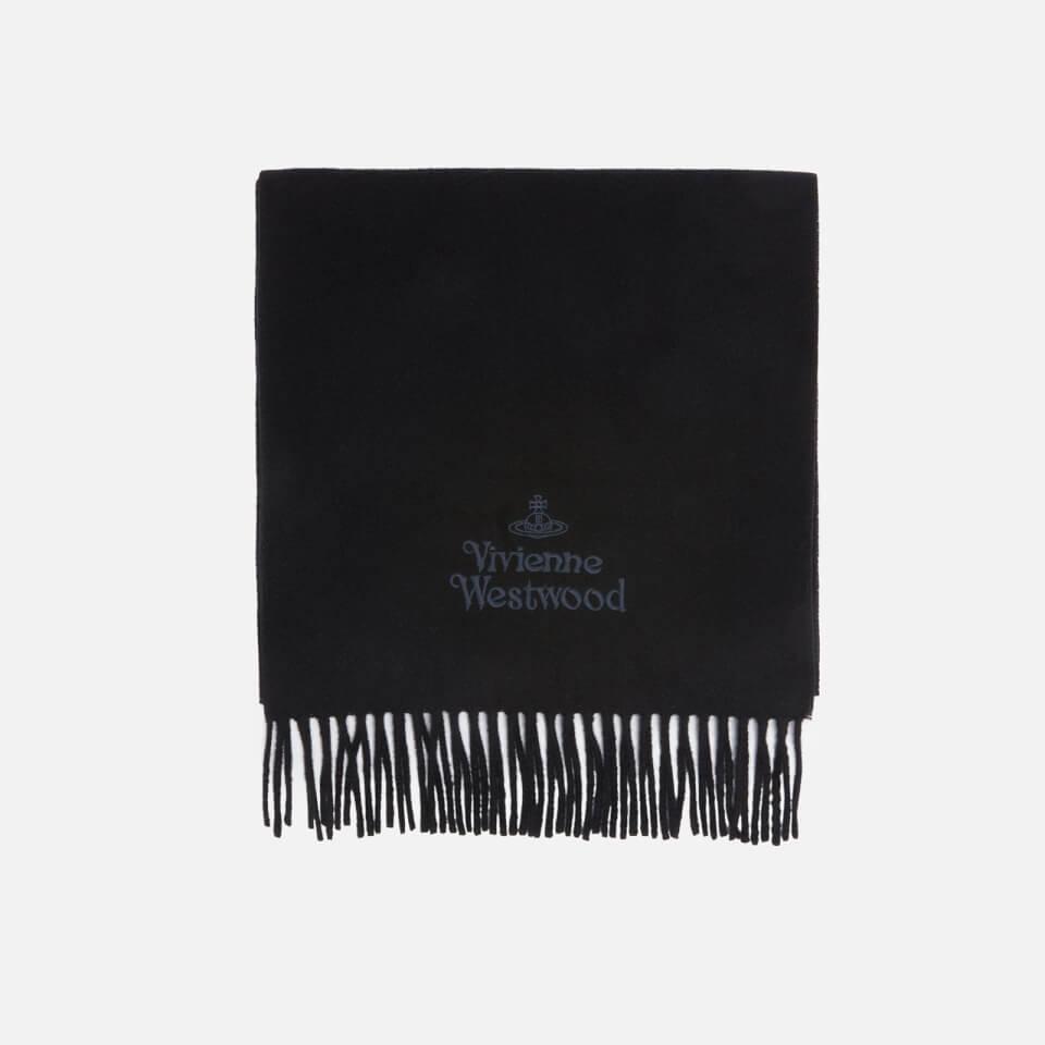 Vivienne Westwood Vivienne Westwood Embroidered Logo Wool Scarf