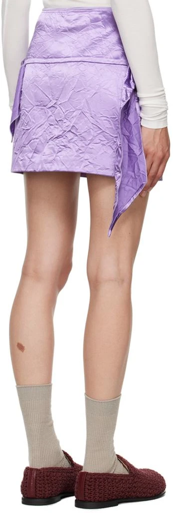 Meryll Rogge Purple Ruffled Miniskirt 3