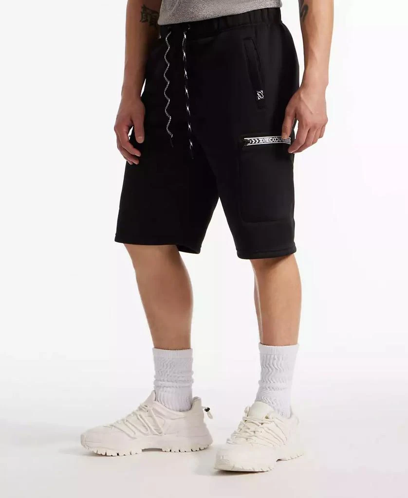 Ecko Unltd Men's Stitched Pockets Fleece Shorts 2