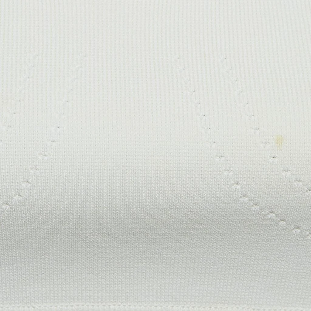 Dior Christian Dior White Logo Band Detail Knit Bralette Top M 3