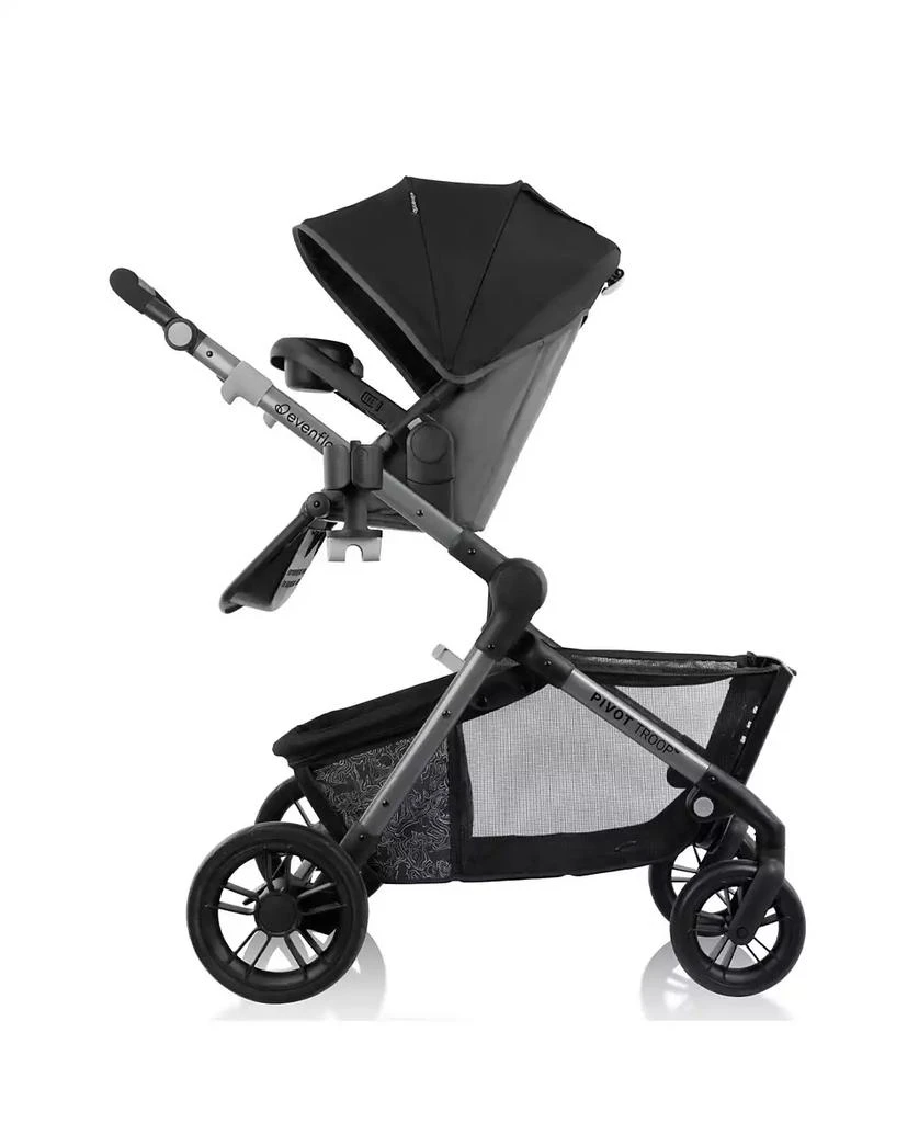 Evenflo Pivot Troop Child Pet Modular Travel System with Litemax ICS 39