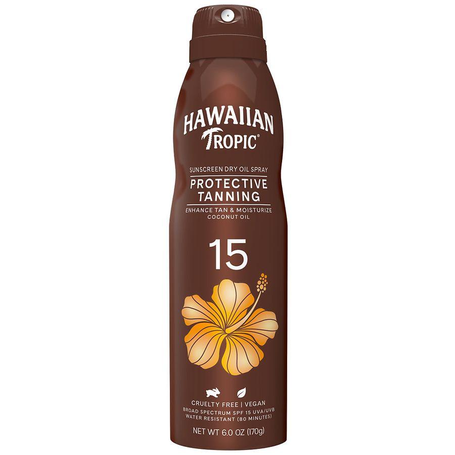 Hawaiian Tropic Protective Tanning Spray, SPF 15