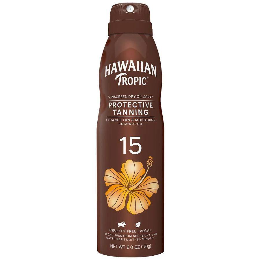 Hawaiian Tropic Protective Tanning Oil Spray, SPF 15 1
