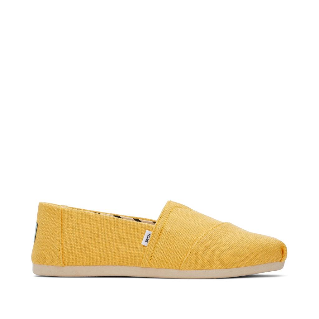 TOMS Shoes Classic Alpargata Pineapple Yellow Heritage Canvas
