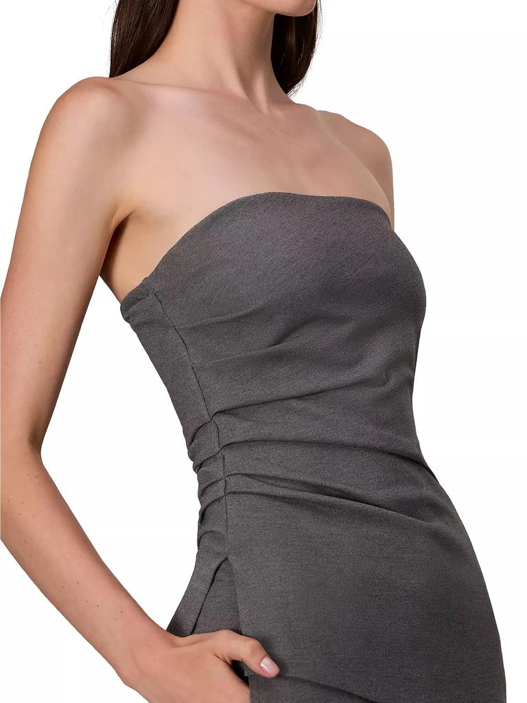 Rag & Bone Irina Asymmetric Ruched Strapless Top 6