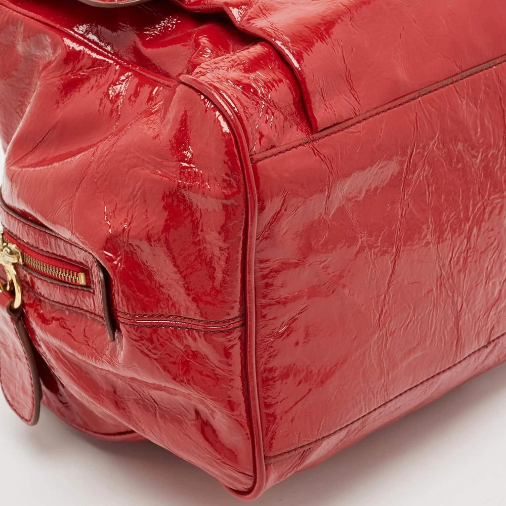Dolce & Gabbana D&G Red Patent Leather Allyson Bag 11