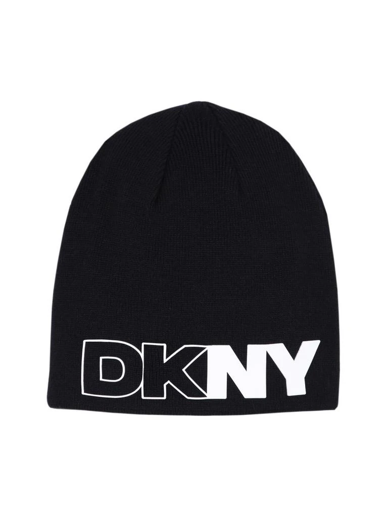 Shop DKNY Logo Embellished Knit Hat on Sale at BeyondStyle  display picture 1