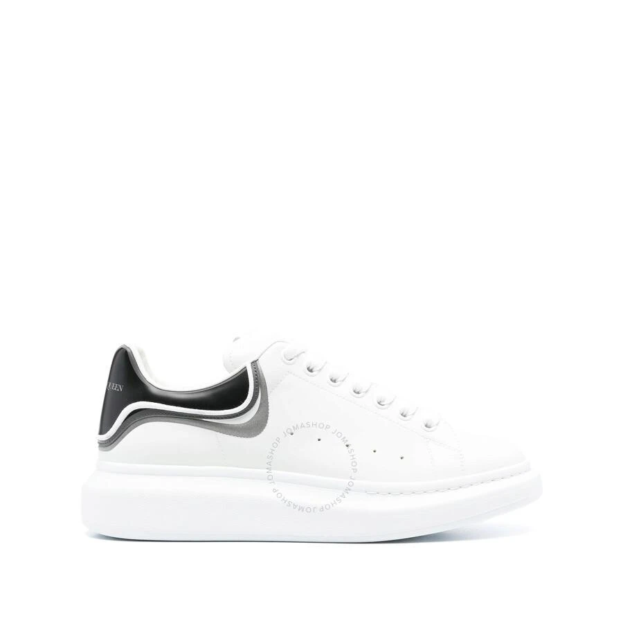 Alexander McQueen Men's White Oversized Leather Sneakers 1