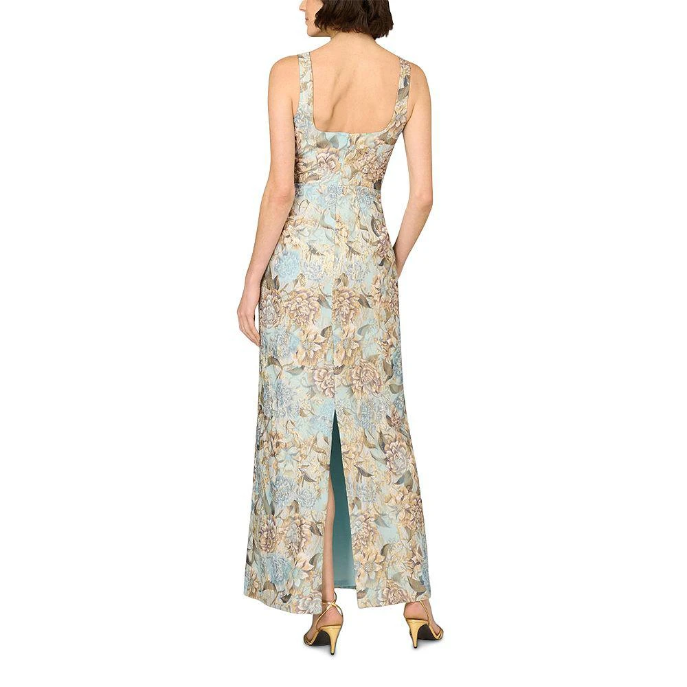 Aidan Mattox Printed Jacquard Dress 2