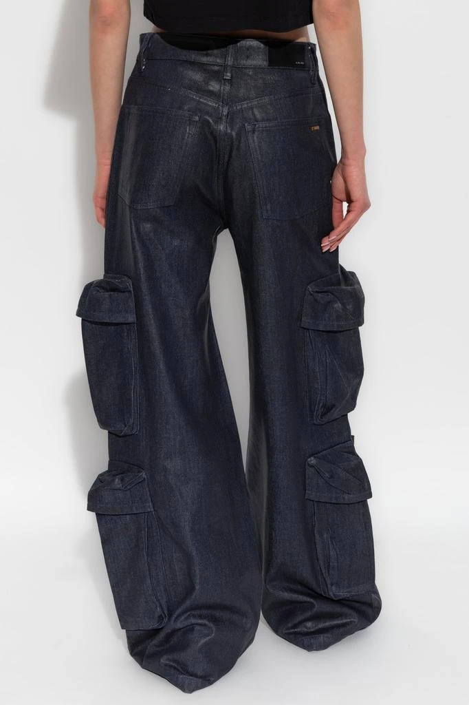 AMIRI Amiri Waxed Baggy Cargo Jeans 3