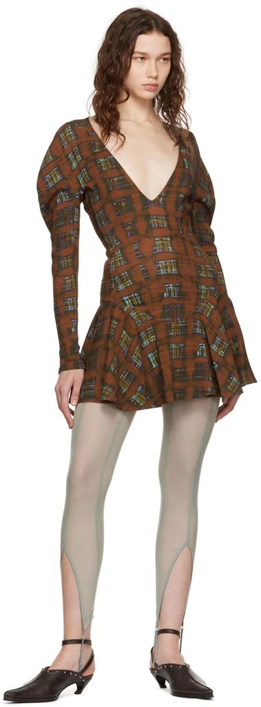 KNWLS Orange Juku Minidress 4