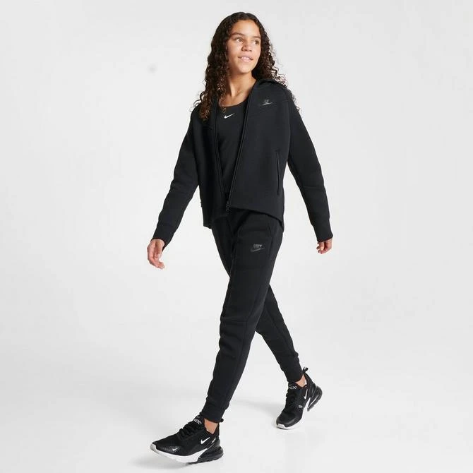NIKE Girls' Nike Sportswear Tech Fleece Full-Zip Hoodie 2