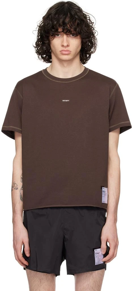 Satisfy Brown Climb T-Shirt 1