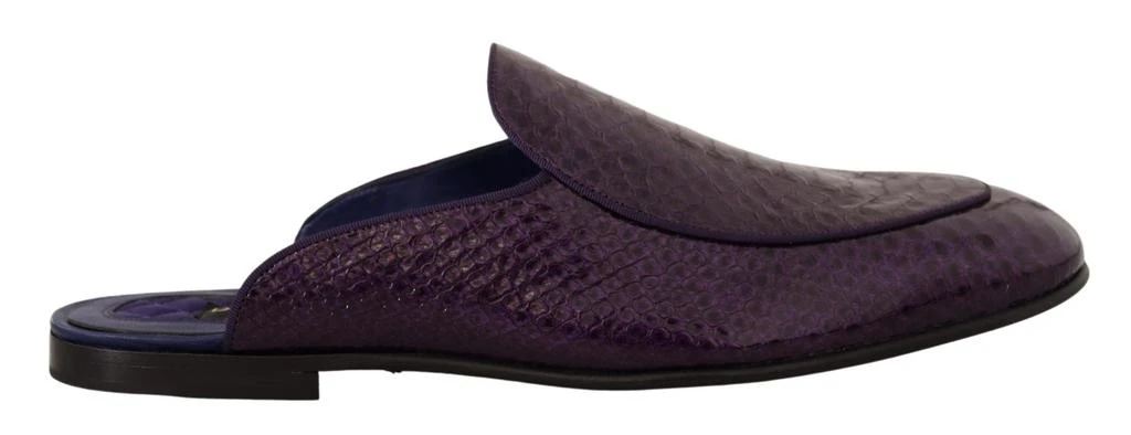 Dolce & Gabbana Dolce & Gabbana  Exotic Python Leather Men's Slides 1