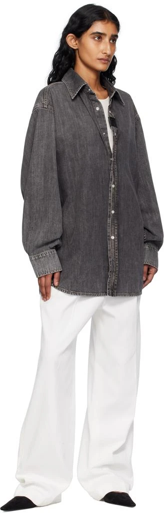 Stella McCartney Black Lightweight Denim Shirt 4