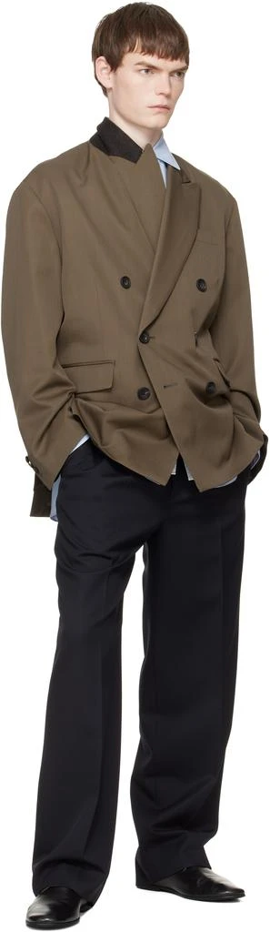 stein Taupe Oversized Double Breasted Blazer 4