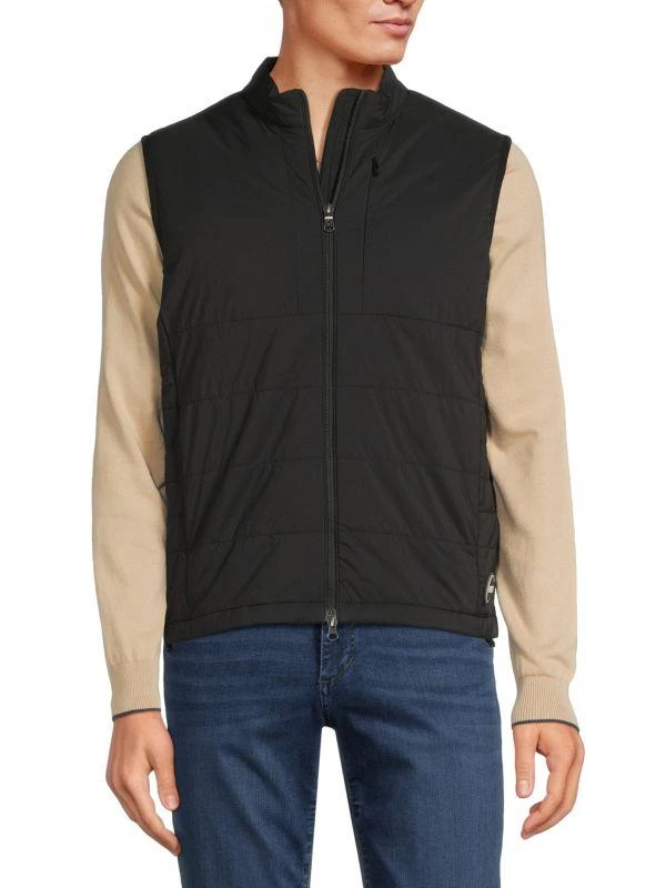 COLMAR Solid Windbreaker Puffer Vest 1