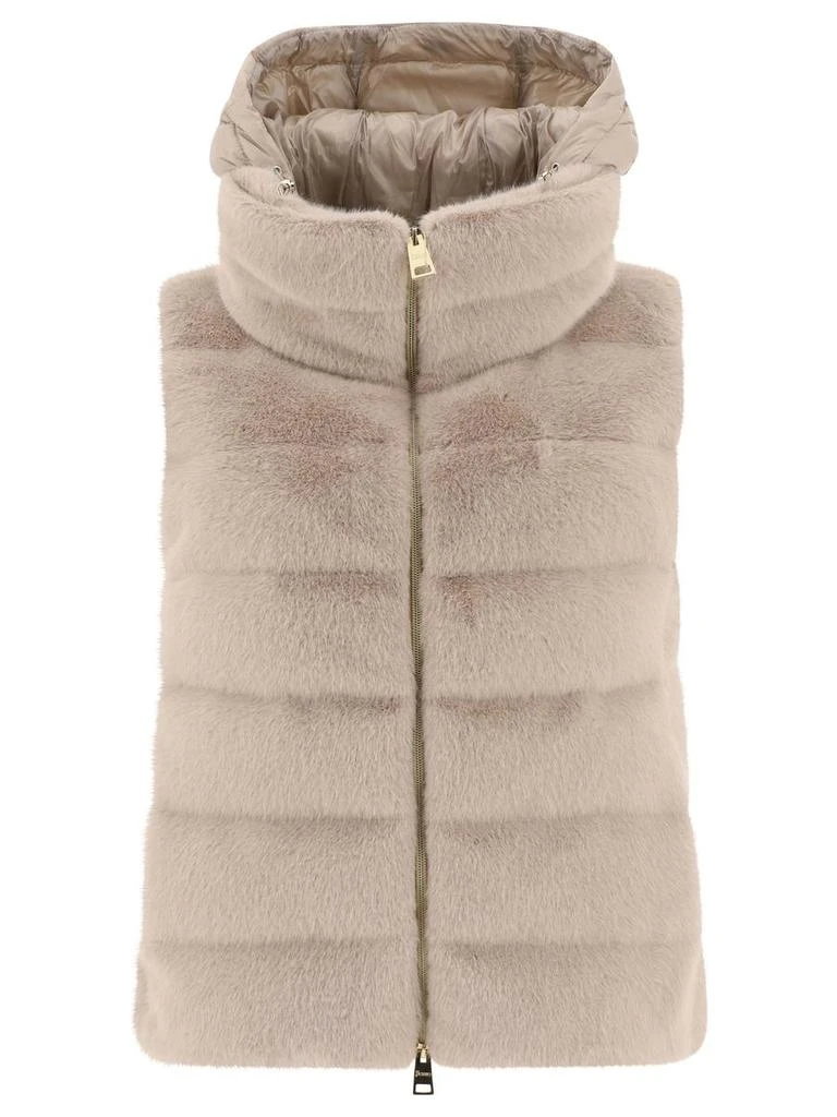 Herno Herno Faux Fur Down Vest 1