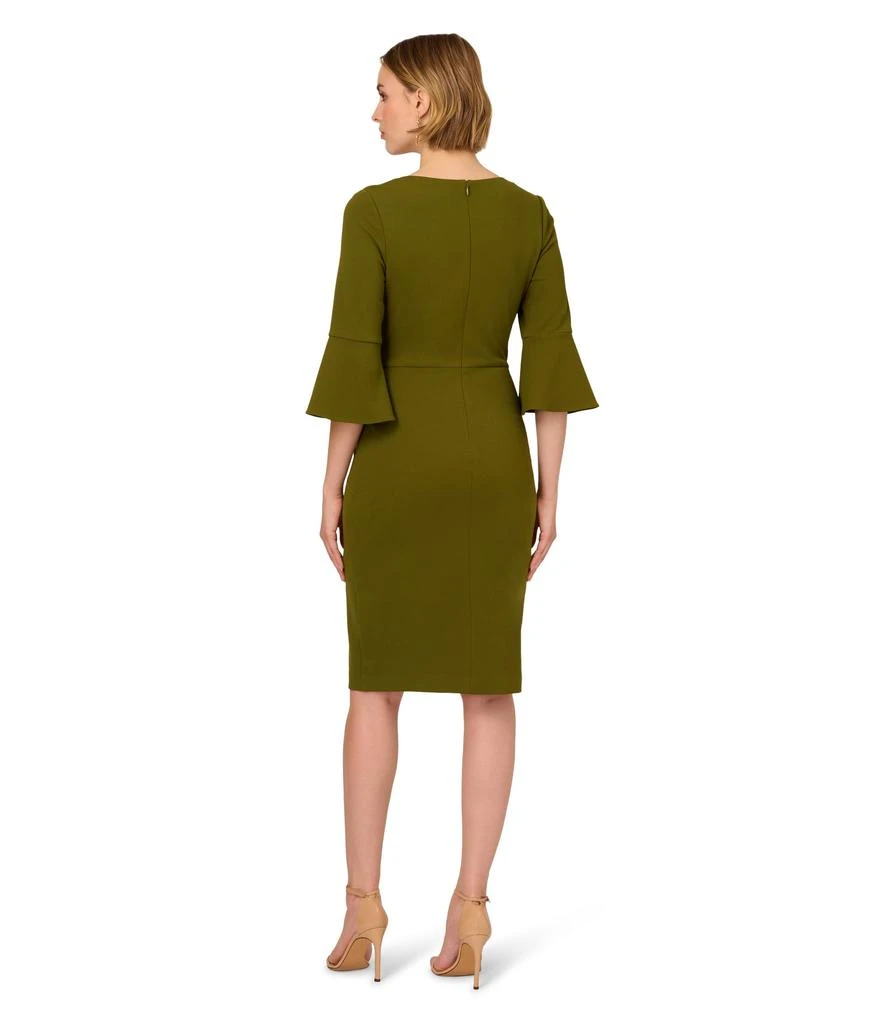 Adrianna Papell Twist Crepe Short Dress 2