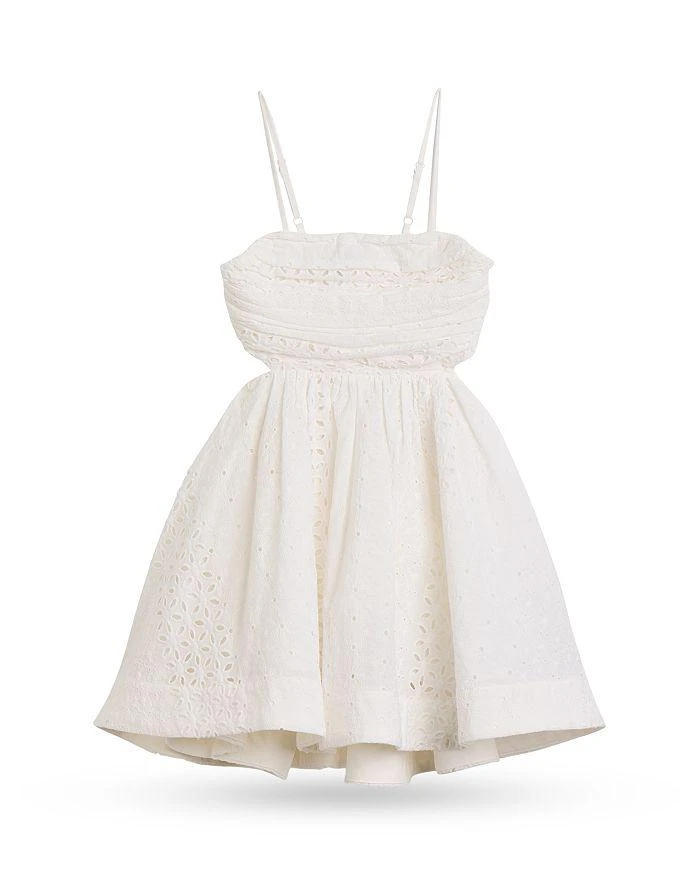 Bardot Girls' Zarela Broderie Mini Dress - Little Kid, Big Kid