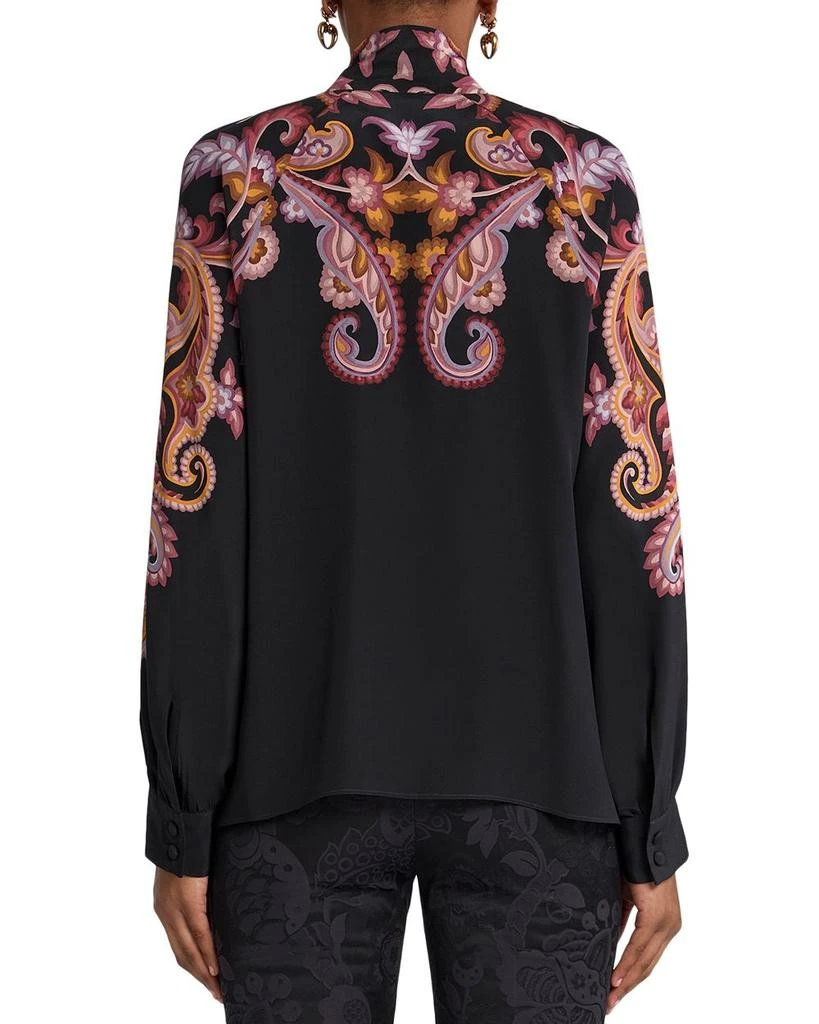 ETRO Silk Tie Neck Blouse 2