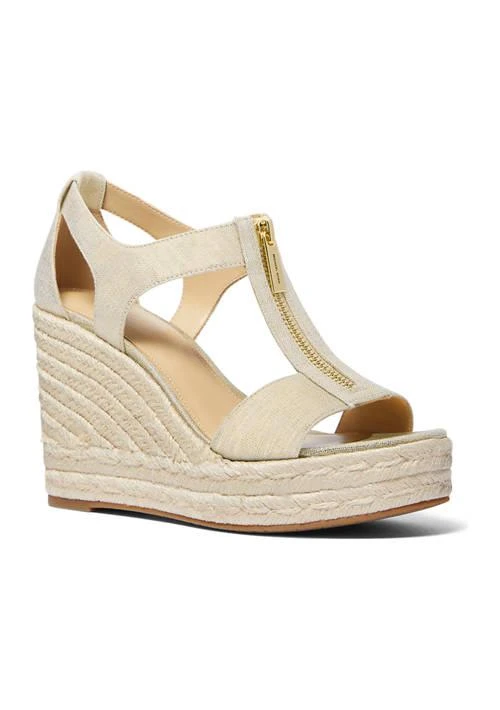 Michael Kors Michael Kors Womens Berkley Mid Wedge Sandals 1