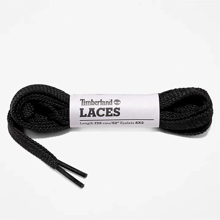 Timberland 132cm/52" Flat Replacement Laces in Black 1