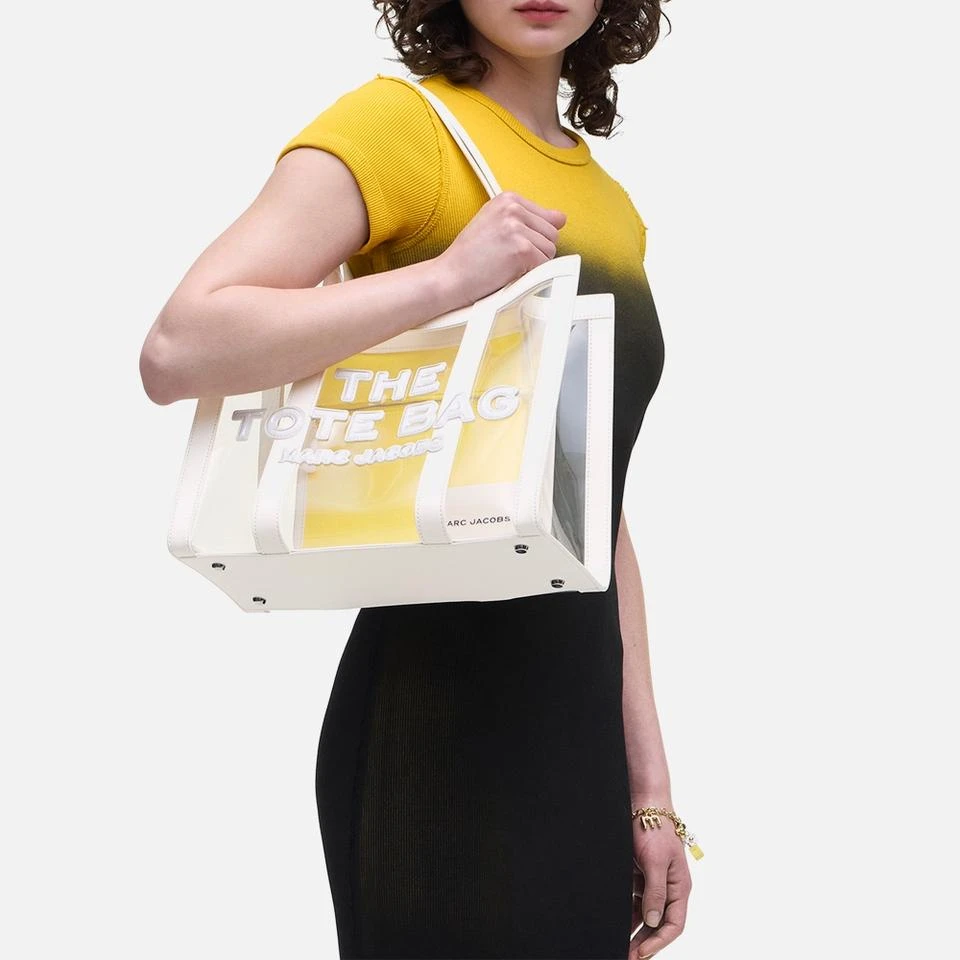 Marc Jacobs Marc Jacobs The Medium Clear PVC Tote Bag 2