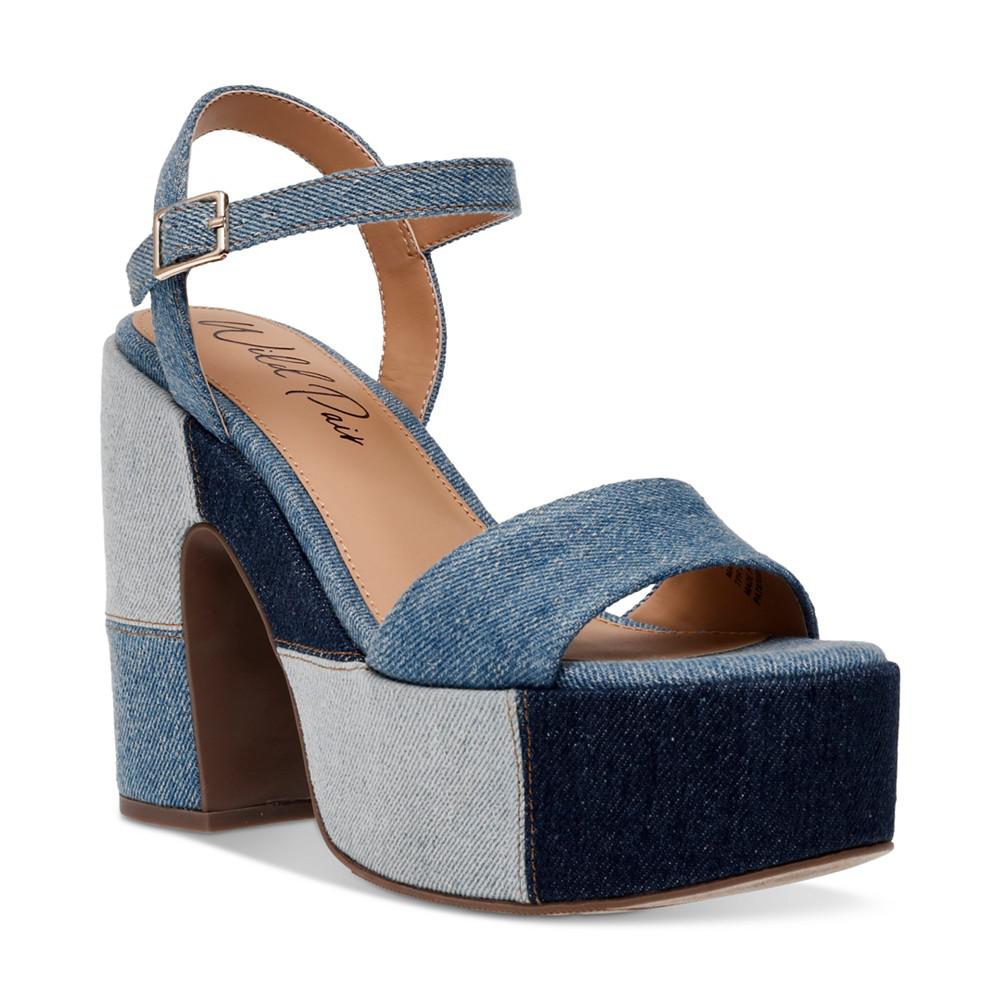 Wild Pair Vidaa Ankle-Strap Platform Sandals, Created for Macy's