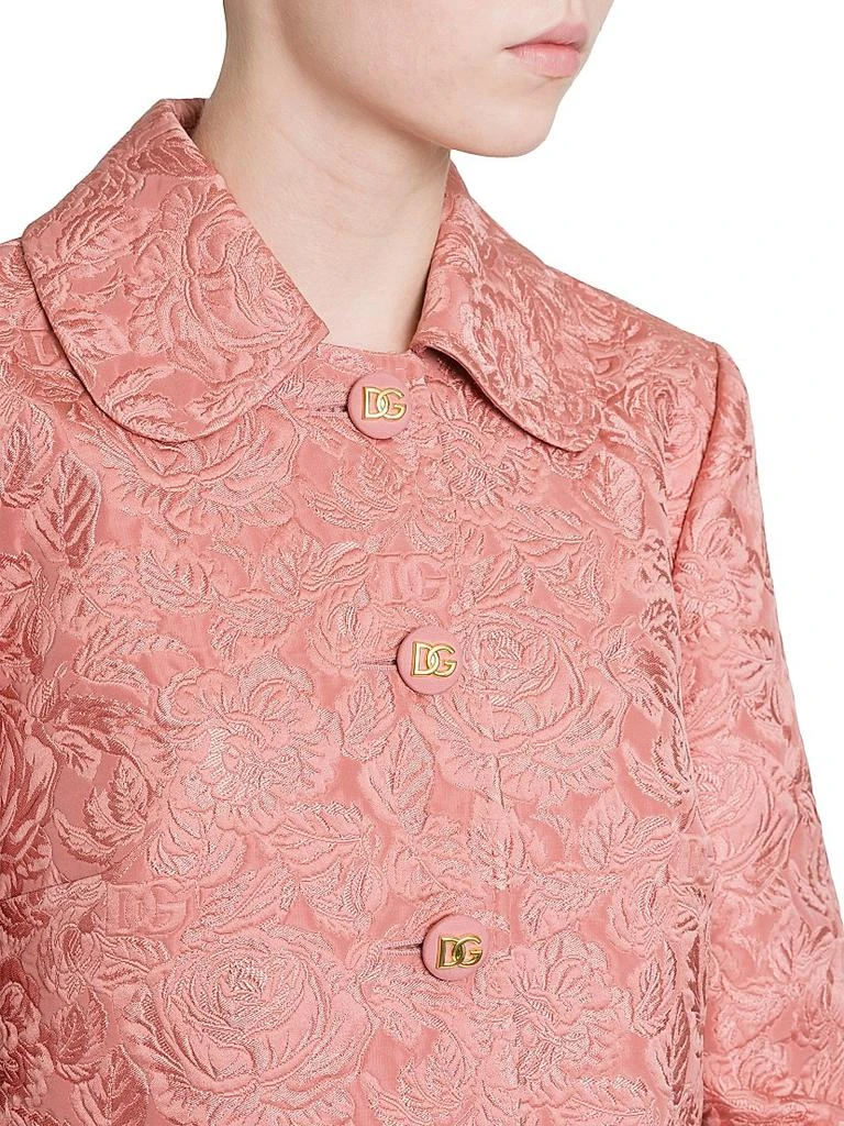 Dolce
Gabbana Floral Jacquard Tailored Jacket 6