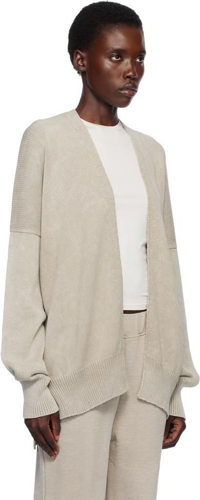 LAUREN MANOOGIAN Taupe Fade Cardigan