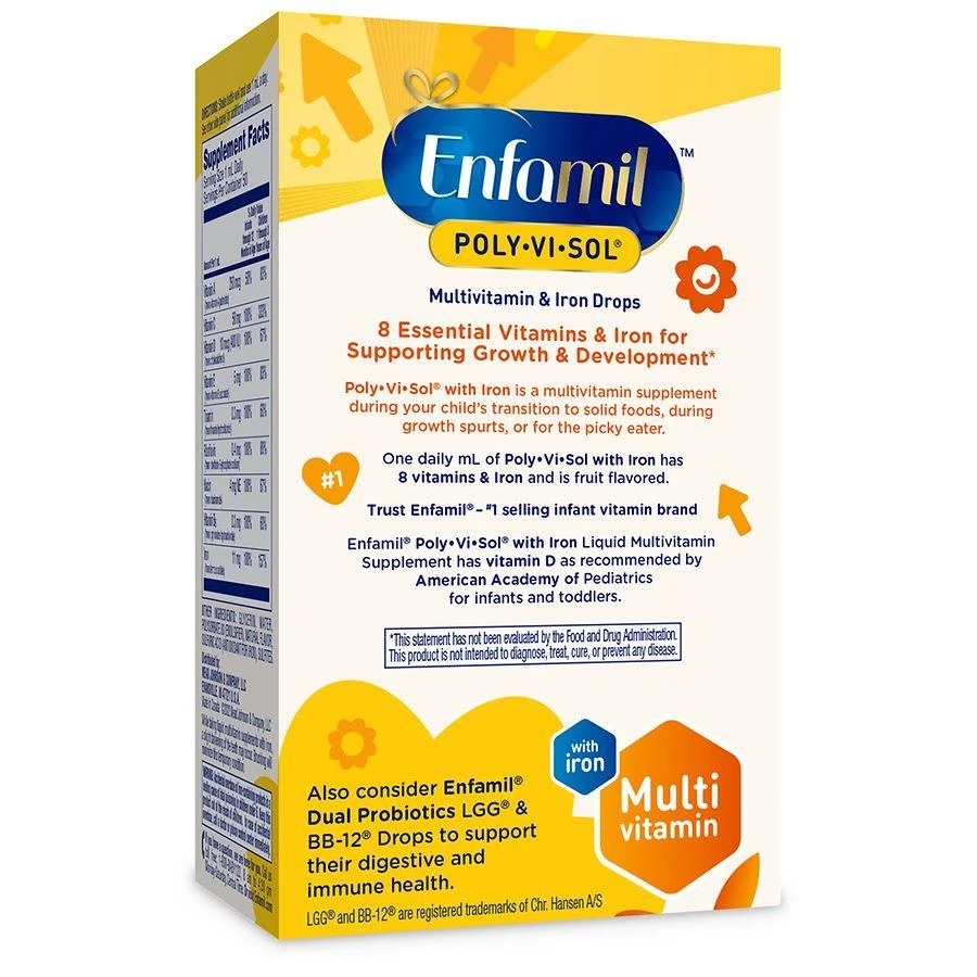 Enfamil Poly-Vi-Sol Liquid Multivitamin Drops with Iron 2