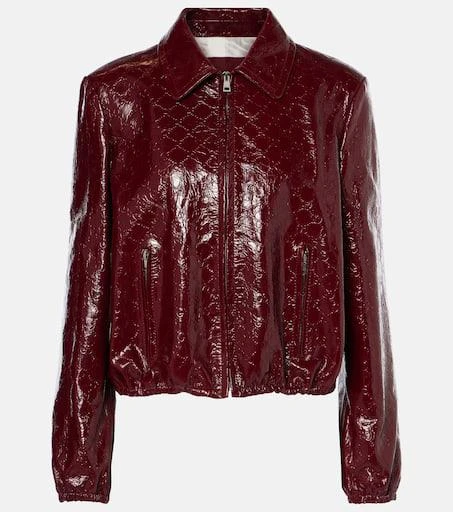 Gucci Leather bomber jacket 1