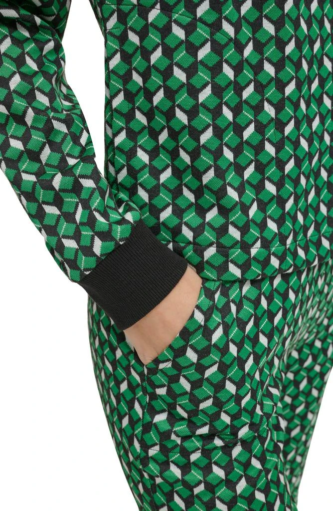 Andrew Marc Sport Geo Jacquard Cardigan 3