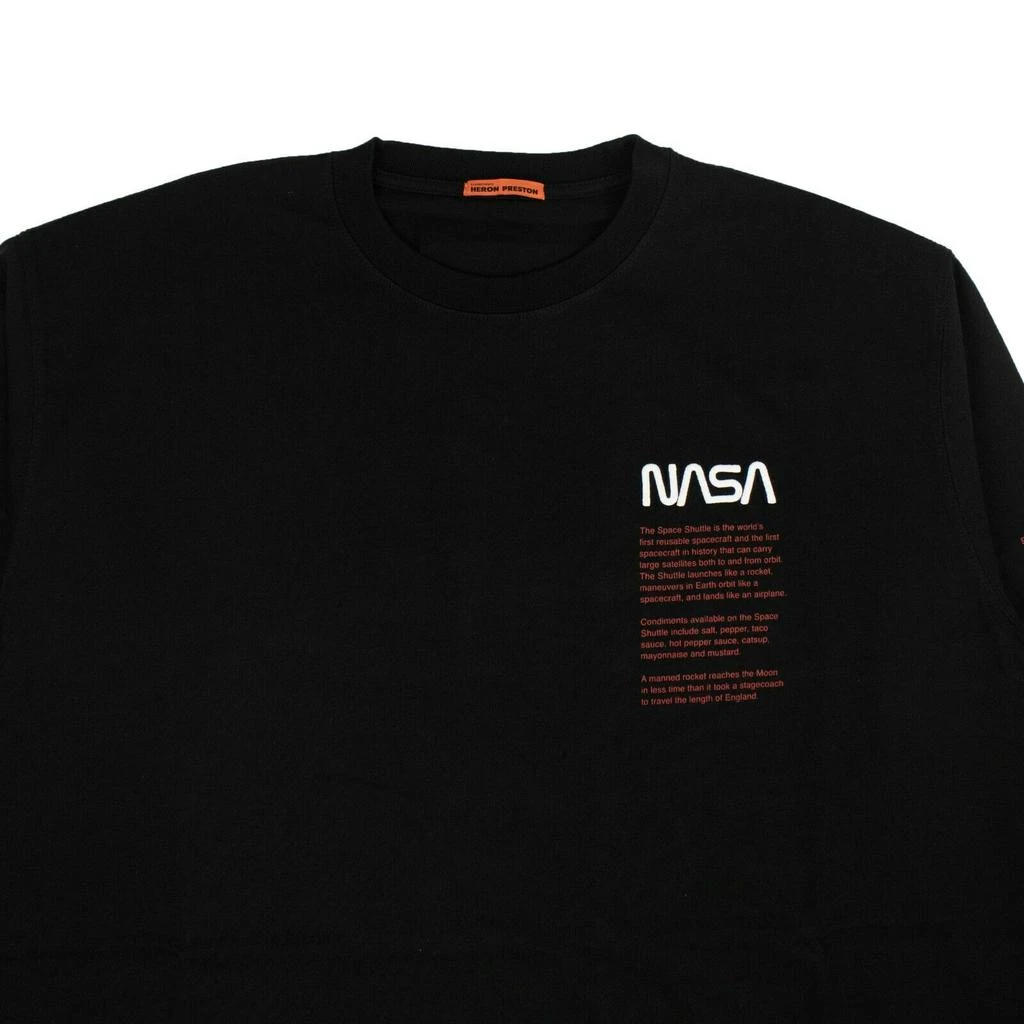 Heron Preston Black Nasa Facts T-Shirt 2