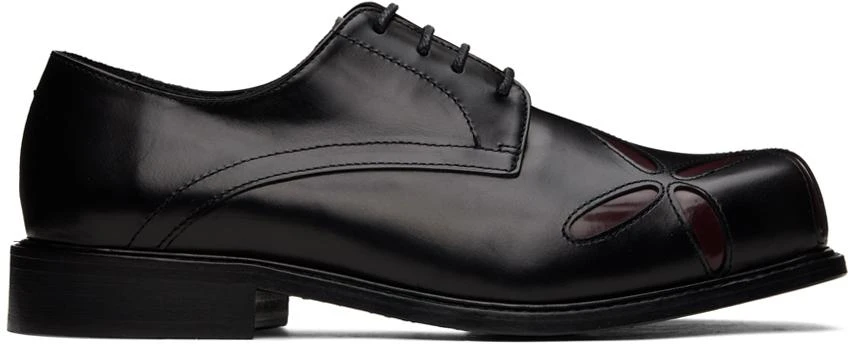 Stefan Cooke SSENSE Exclusive Black Slashed Derbys 1