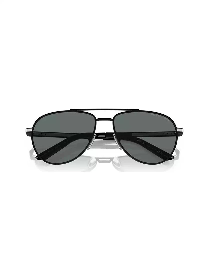 Prada Iconic Plaque Pilot Men's Sunglasses, PR A54S 3