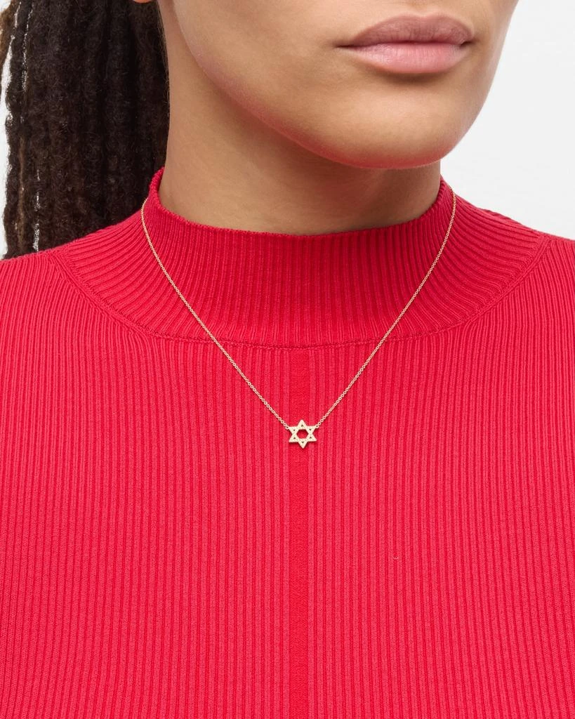 Jennifer Meyer Diamond Star of David Necklace 2