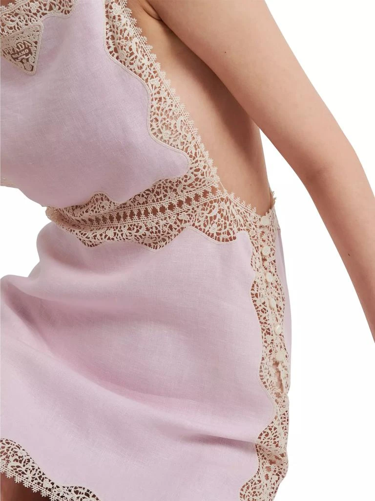 Prada Linen Mini-Dress 5