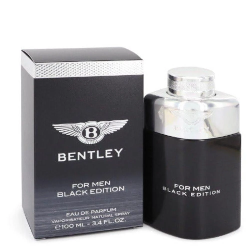BENTLEY Black Edition Eau De Parfum  Men's Cologne 3.4 Oz 1