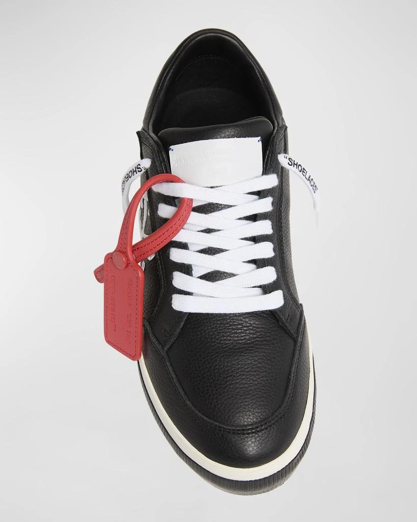 Off-White Vulcanized Leather Low-Top Sneakers 5