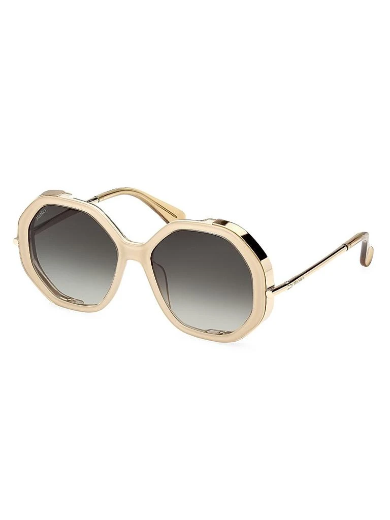 NEW MaxMara Women\'s Brown 55mm Sunglasses $189 Max Mara Women main image 3