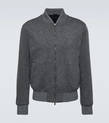 Thom Sweeney Cashmere bomber jacket 1